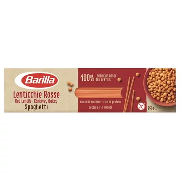 Barilla penne vöröslencse tészta